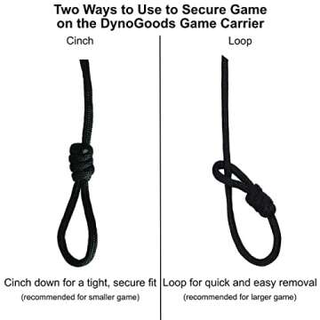 DynoGoods Game Carrier, Duck Carrier, 12 Drops, Slip Knot - Bird Tote, Waterfowl Game Carrier, Goose Hanger, Game Tote, Paracord