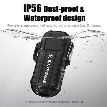 Extremus Blaze 360 Windproof Waterproof Rechargeable Lighter
