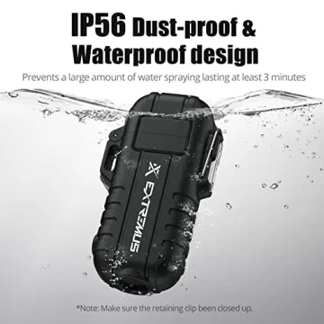 Extremus Blaze 360 Windproof Waterproof Rechargeable Lighter