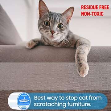 Petslucent Cat Scratch Tape, Safe Furniture Protector