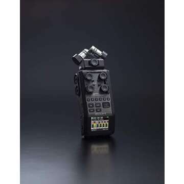 H6 All Black Handheld Recorder