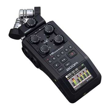 H6 All Black Handheld Recorder