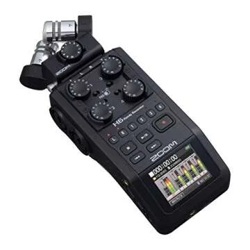 H6 All Black Handheld Recorder