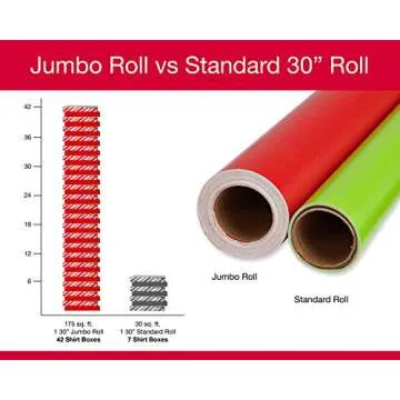 American Greetings Jumbo Reversible Wrapping Paper Roll