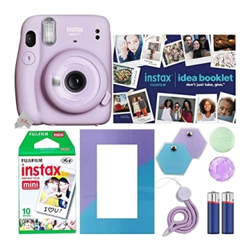 Fujifilm Instax Mini 11 Purple Holiday Bundle - Instant Camera Fun