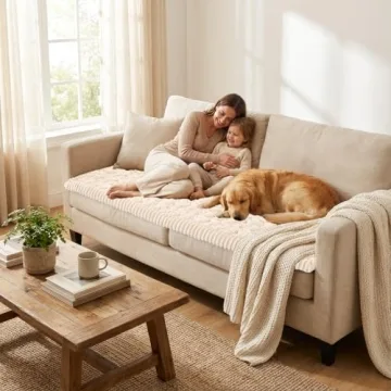 Smiry Pet Couch Cover Non-Slip Soft Washable Slipcovers