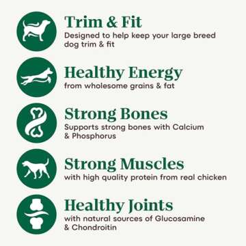 Nutro Senior Large Breed Dog Food, Chicken & Rice 30 lbs