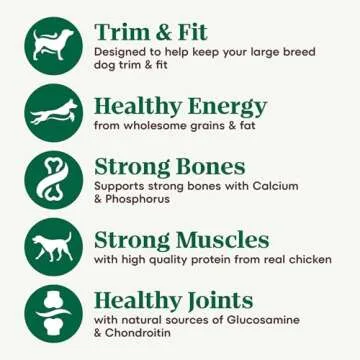 Nutro Senior Large Breed Dog Food, Chicken & Rice 30 lbs