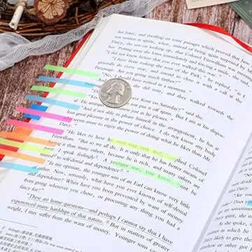 Zonon 4500 Pcs Highlighter Tapes Sticky Page Markers