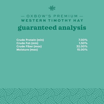 Oxbow Timothy Hay - Premium All-Natural Nutrition for Small Pets