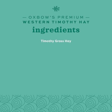Oxbow Timothy Hay - Premium All-Natural Nutrition for Small Pets
