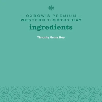 Oxbow Timothy Hay - Premium All-Natural Nutrition for Small Pets
