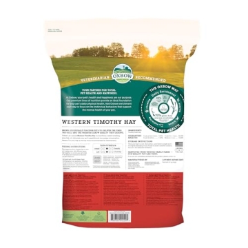 Oxbow Timothy Hay - Premium All-Natural Nutrition for Small Pets