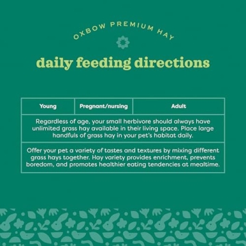 Oxbow Timothy Hay - Premium All-Natural Nutrition for Small Pets
