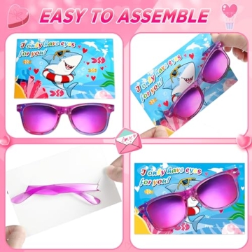 Kids Sunglasses and Greeting Cards for Valentine Gifts