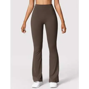 YEOREO Scrunch Flare Leggings for Women - Stylish Comfort