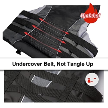 Leader Accessories USCG Approved Life Jacket Vest for Water Sports