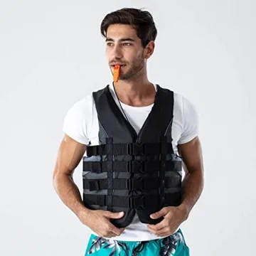 Leader Accessories USCG Approved Life Jacket Vest for Water Sports