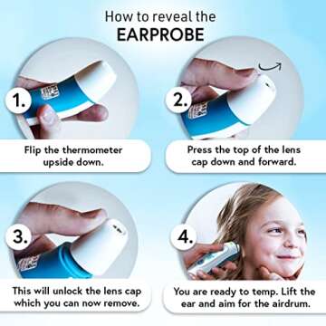 Accurate IPROVEN Digital Ear Thermometer for All Ages