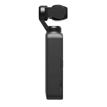 DJI Osmo Pocket Handheld 3 Axis Gimbal Stabilizer with Integrated Camera, Essential Bundle with Expansion Kit, Cradle, 32GB microSD