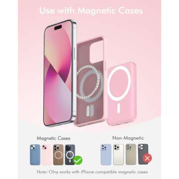 podoru for Magsafe Battery Pack, 5000mAh Magnetic Power Bank with Type-C Cable 20W PD Fast Charging ...