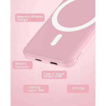 Podoru MagSafe Battery Pack for iPhone 16/15/14/13/12