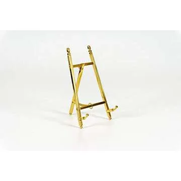 Brass Easels, Decorative Display Easels (7 Inches High)