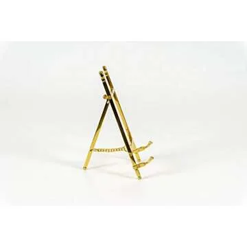 Brass Easels, Decorative Display Easels (7 Inches High)