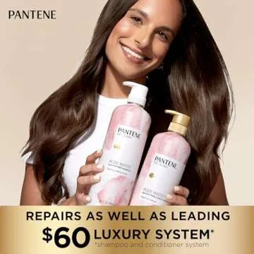 Pantene Rose Water Conditioner, Soothes, Replenishes Hydration, Safe for Color Treated Hair, Nutrient Infused with Vitamin B5 and Antioxidants, Pro-V Blends, 30.0 oz