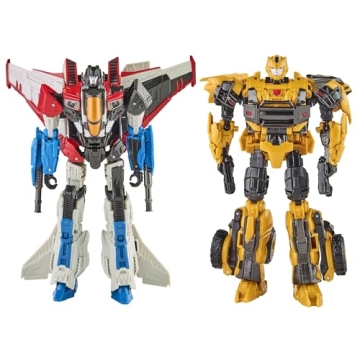 Transformers: Reactivate Video Game-Inspired Bumblebee and Starscream 2-Pack, 6.5-inch Converting Ac...