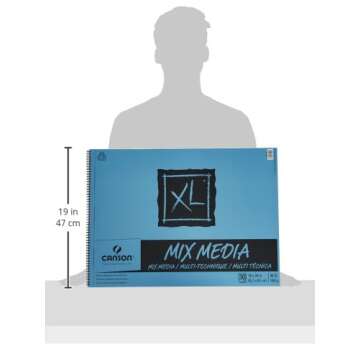 Canson XL Mixed Media Pad - 18x24 inches for Artists