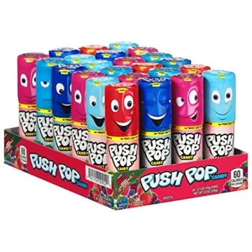 Festive Push Pop and Holiday Candy Lollipop Bulk Pack