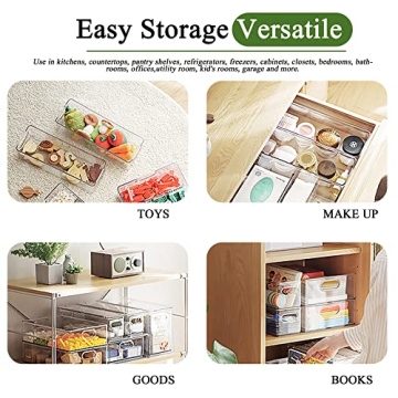 bealy Fridge Organizer with Pull-out Drawers for Easy Storage