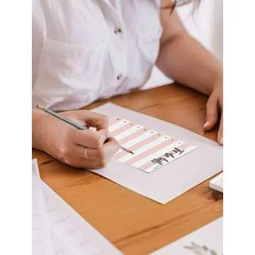 Stylish Peach Sticky Notes | 50 Pages, 4x6 Inches