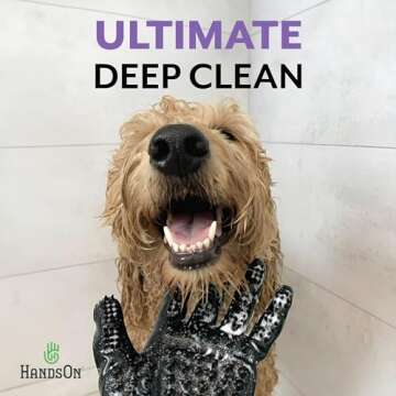 H HANDSON Pet Grooming Gloves - Award Winning Pet Care Solution