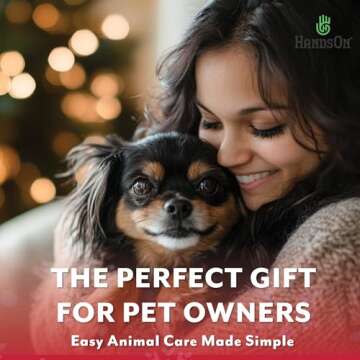 H HANDSON Pet Grooming Gloves - Award Winning Pet Care Solution