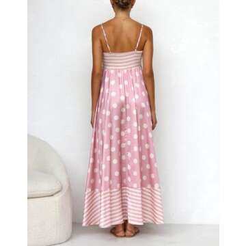 Stylish Women Floral Maxi Cami Dress for Summer Fun