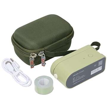 Khanka Hard Travel Case for MakeID Label Maker - Waterproof & Stylish