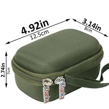Khanka Hard Travel Case for MakeID Label Maker - Green