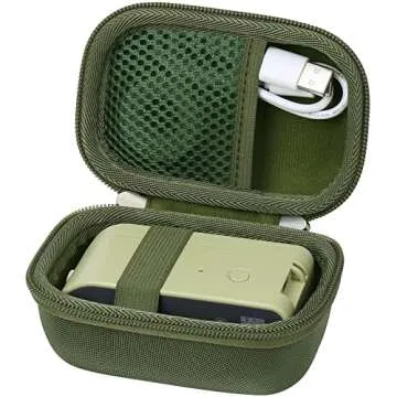 Khanka Hard Travel Case for MakeID Label Maker - Green