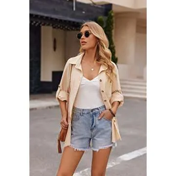 Stylish Summer 2 Piece Linen Sets for Women