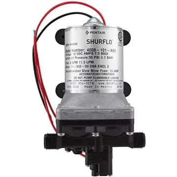 SHURFLO 4008-101-A65 Quiet 12 Volt Water Pump for RVs