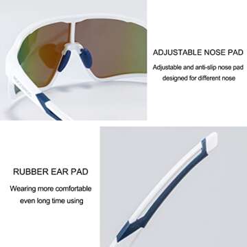 ROCKBROS Polarized Sunglasses UV Protection for Women Men Cycling Sunglasses