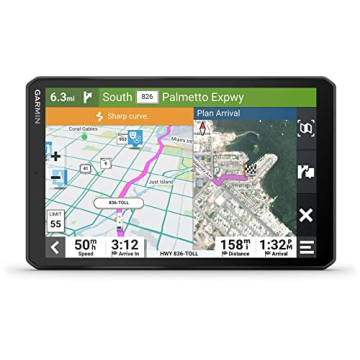 Garmin RV 895: Large 8” GPS with Custom RV Routing, Birdseye Imagery