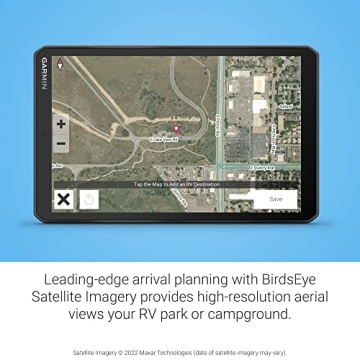 Garmin RV 895 GPS Navigator for Safe RV Travel