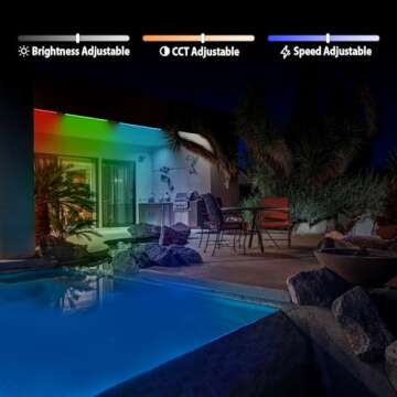 Landscapestation Smart LED Wall Washer Light with APP Control, 168W RGBCW Wall Washing Fixture with Dimmable & Timing Function, Wall Wash Light for Indoor & Outdoor Lighting, 100-277VAC