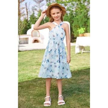 GRACE KARIN Off Shoulder Kids Dress for Spring Summer