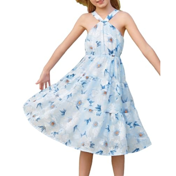 GRACE KARIN Off Shoulder Kids Dress for Spring Summer