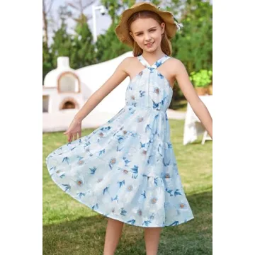 GRACE KARIN Off Shoulder Kids Dress for Spring Summer