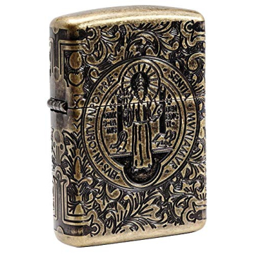 Zippo St Benedict Design Pocket Lighter
